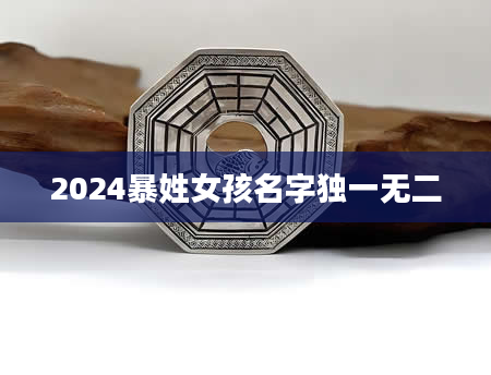 2024暴姓女孩名字独一无二