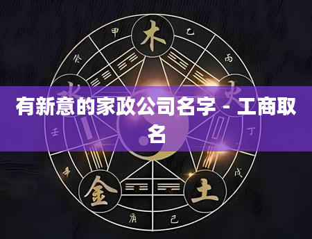 有新意的家政公司名字 - 工商取名