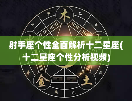 射手座个性全面解析十二星座(十二星座个性分析视频)