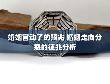 婚姻宫动了的预兆 婚姻走向分裂的征兆分析