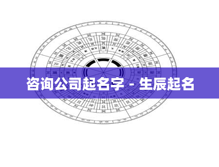 咨询公司起名字 - 生辰起名