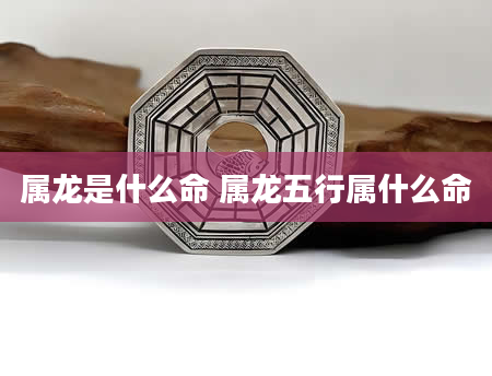 属龙是什么命 属龙五行属什么命