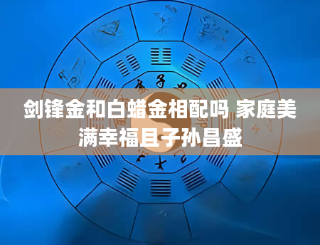 剑锋金和白蜡金相配吗 家庭美满幸福且子孙昌盛