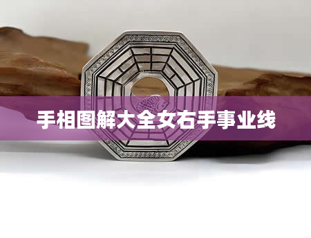 手相图解大全女右手事业线