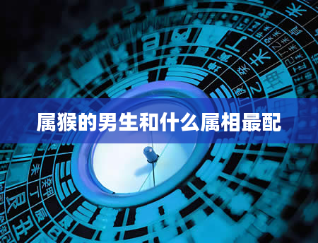 属猴的男生和什么属相最配