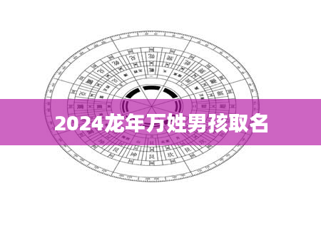 2024龙年万姓男孩取名