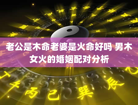 老公是木命老婆是火命好吗 男木女火的婚姻配对分析