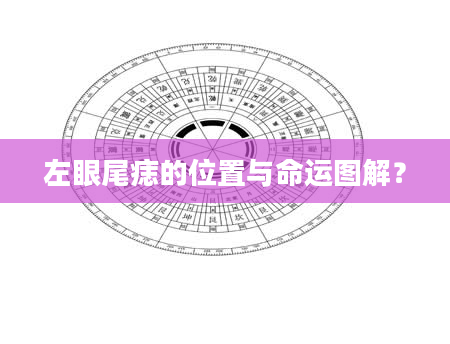 左眼尾痣的位置与命运图解？