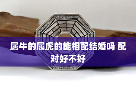 属牛的属虎的能相配结婚吗 配对好不好