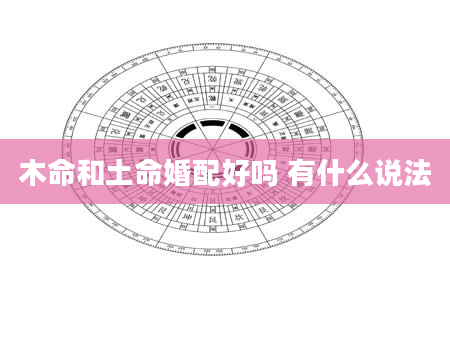 木命和土命婚配好吗 有什么说法