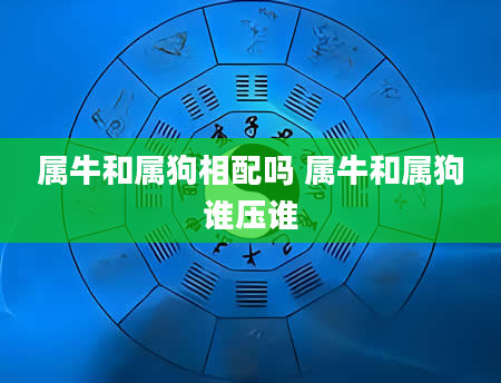 属牛和属狗相配吗 属牛和属狗谁压谁