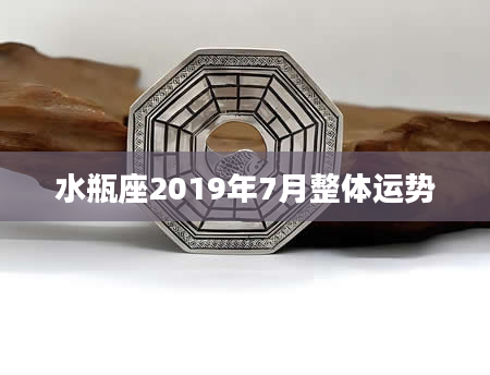 水瓶座2019年7月整体运势