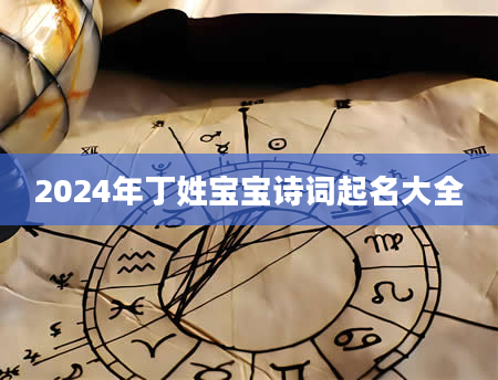 2024年丁姓宝宝诗词起名大全