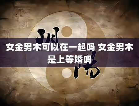 女金男木可以在一起吗 女金男木是上等婚吗