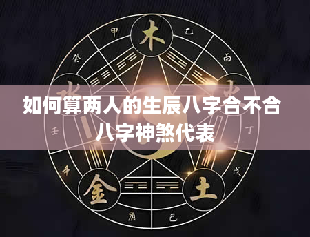 如何算两人的生辰八字合不合 八字神煞代表