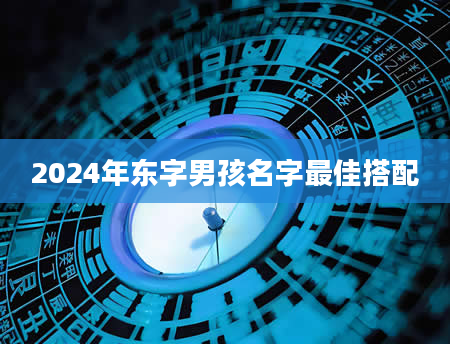 2024年东字男孩名字最佳搭配