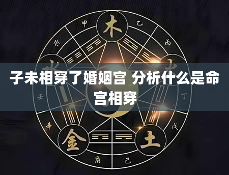 子未相穿了婚姻宫 分析什么是命宫相穿