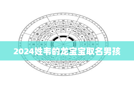 2024姓韦的龙宝宝取名男孩