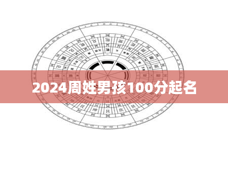 2024周姓男孩100分起名