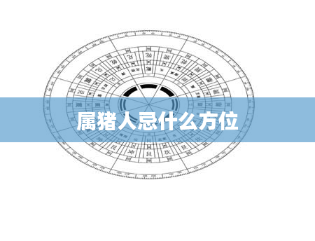 属猪人忌什么方位