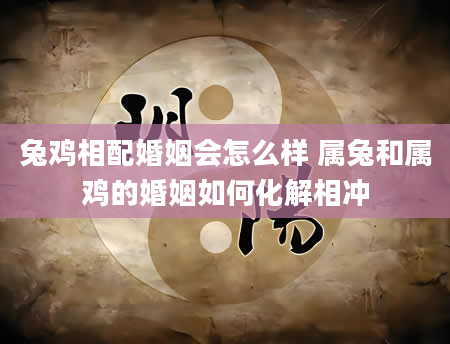 兔鸡相配婚姻会怎么样 属兔和属鸡的婚姻如何化解相冲