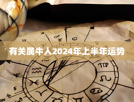 有关属牛人2024年上半年运势