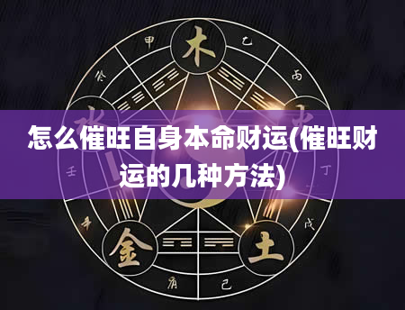 怎么催旺自身本命财运(催旺财运的几种方法)