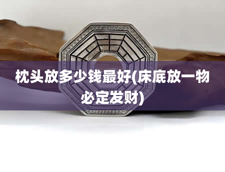 枕头放多少钱最好(床底放一物必定发财)