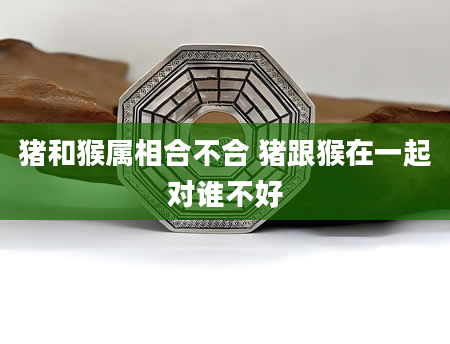 猪和猴属相合不合 猪跟猴在一起对谁不好