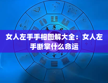 女人左手手相图解大全：女人左手断掌什么命运