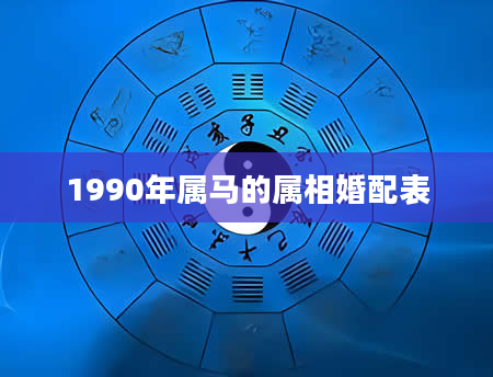 1990年属马的属相婚配表