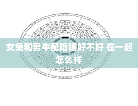 女兔和男牛配婚姻好不好 在一起怎么样