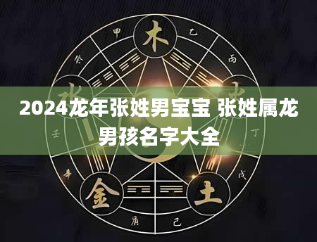 2024龙年张姓男宝宝 张姓属龙男孩名字大全