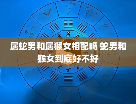 属蛇男和属猴女相配吗 蛇男和猴女到底好不好