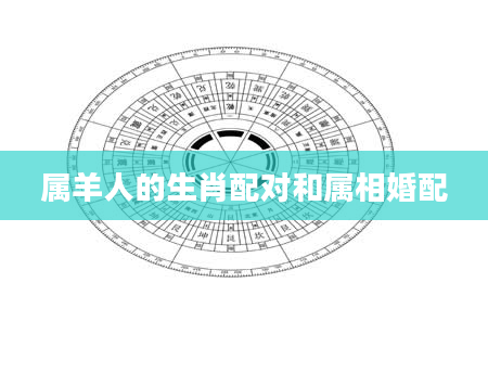 属羊人的生肖配对和属相婚配