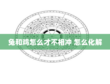 兔和鸡怎么才不相冲 怎么化解