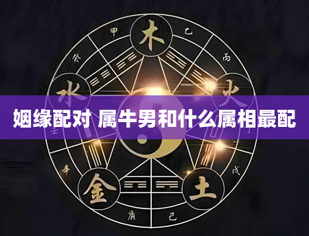 姻缘配对 属牛男和什么属相最配