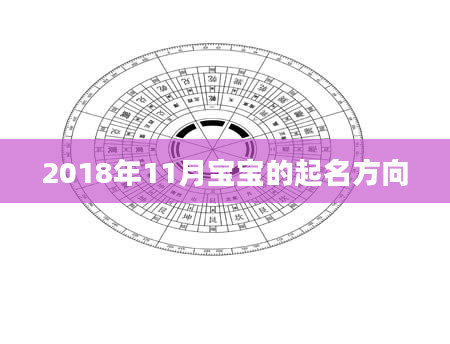 2018年11月宝宝的起名方向