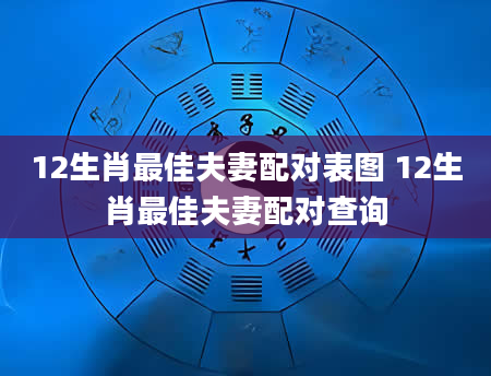 12生肖最佳夫妻配对表图 12生肖最佳夫妻配对查询