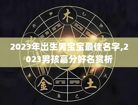 2023年出生男宝宝最佳名字,2023男孩高分好名赏析