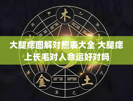 大腿痣图解对照表大全 大腿痣上长毛对人命运好对吗