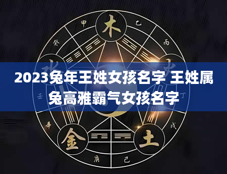 2023兔年王姓女孩名字 王姓属兔高雅霸气女孩名字