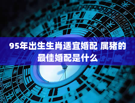 95年出生生肖适宜婚配 属猪的最佳婚配是什么