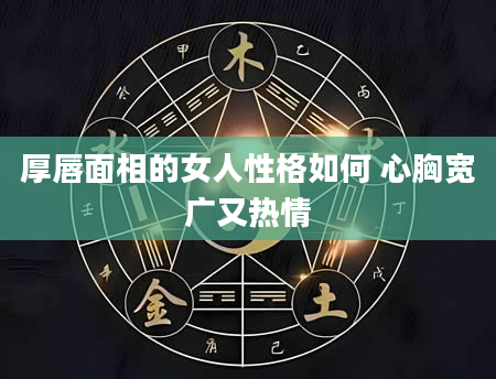 厚唇面相的女人性格如何 心胸宽广又热情