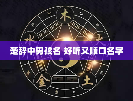 楚辞中男孩名 好听又顺口名字