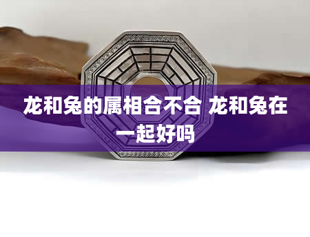 龙和兔的属相合不合 龙和兔在一起好吗