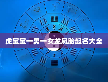 虎宝宝一男一女龙凤胎起名大全