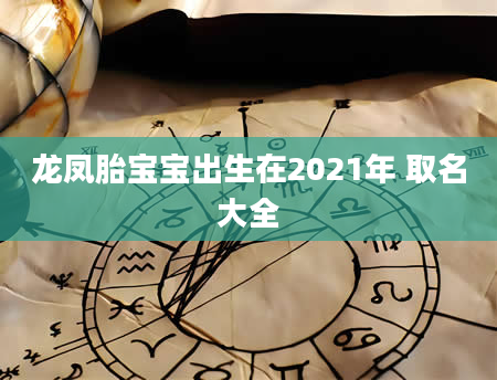 龙凤胎宝宝出生在2021年 取名大全