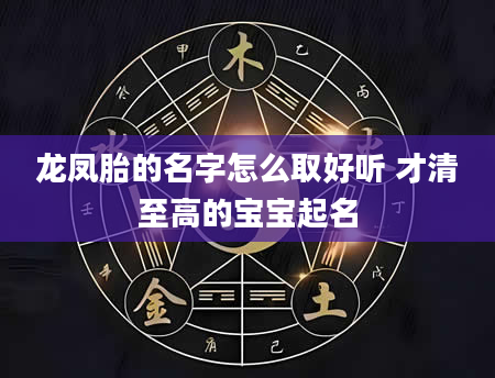 龙凤胎的名字怎么取好听 才清至高的宝宝起名