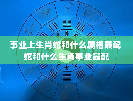 事业上生肖蛇和什么属相最配 蛇和什么生肖事业最配